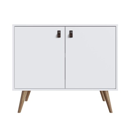 Manhattan Comfort Mid-Century Modern Accent Cabinet for Dining Room, Living Room, and Bedroom Usage 307GFX1